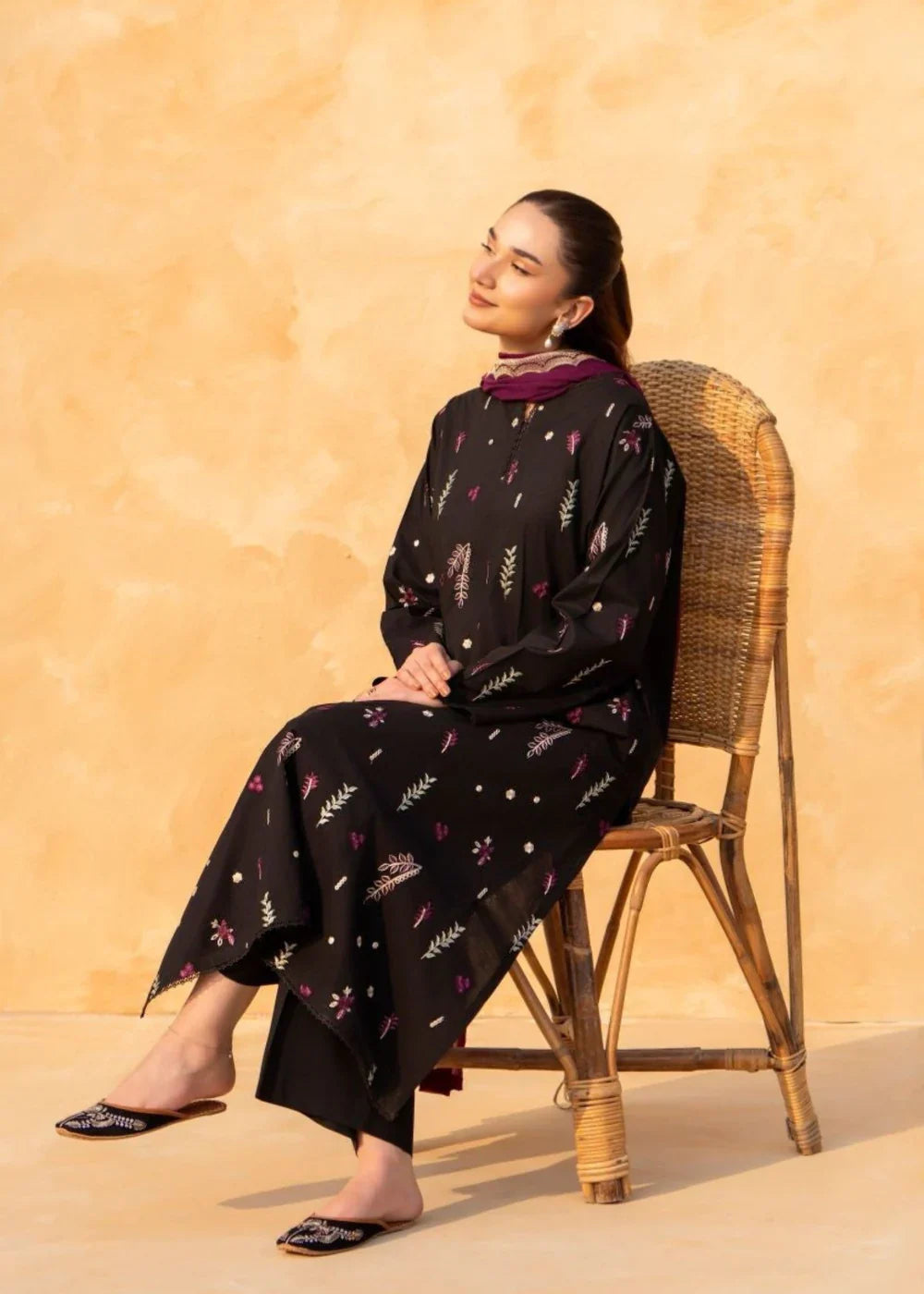 Diana Embroidered - 3 Pieces