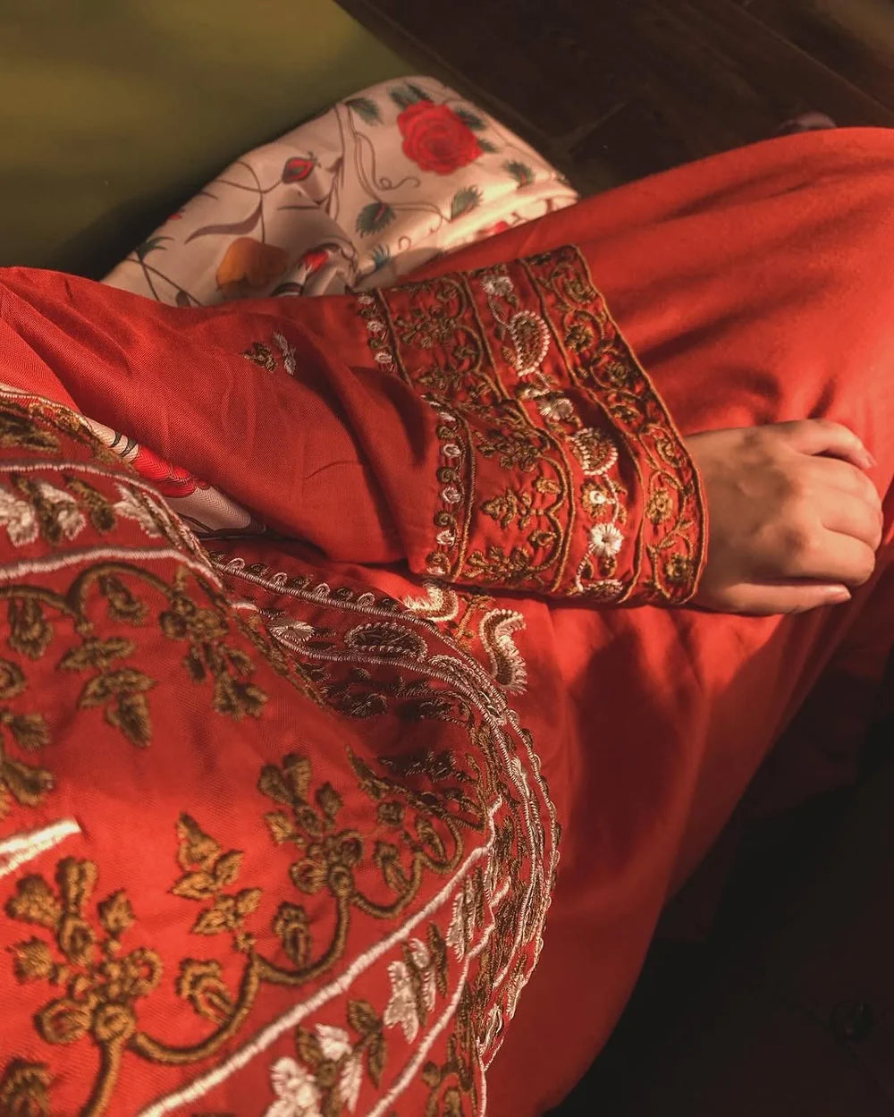 AYAT- 3PC EMBROIDERED WITH DIGITAL DUPPATA